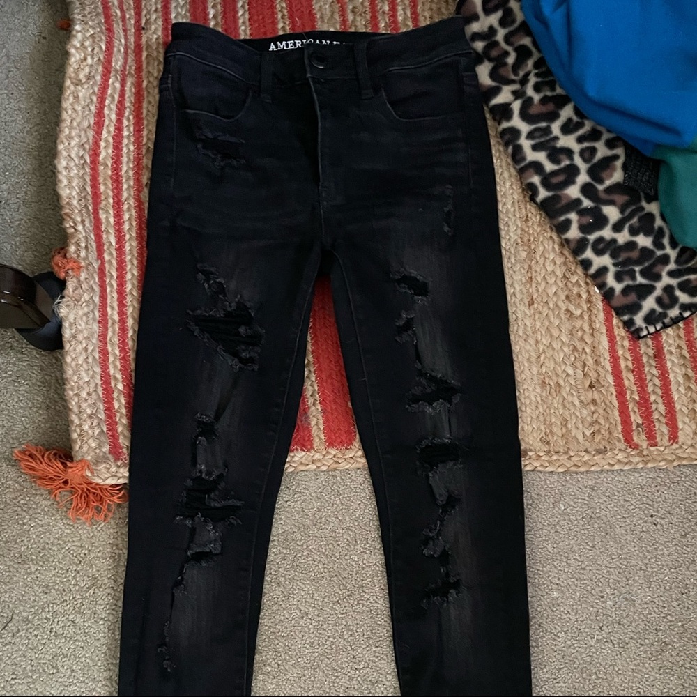 American Eagle high waisted Black Jeans/jeggings